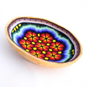Jicara de l'art Huichol