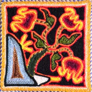 Tabla de estambre huichol