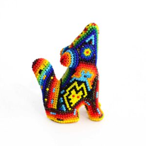 Huichol-Kunstwolf