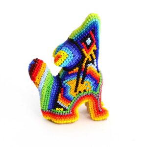 Loup d'art huichol