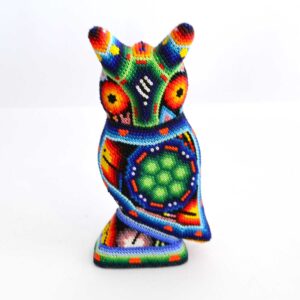 Hibou de l'art Huichol