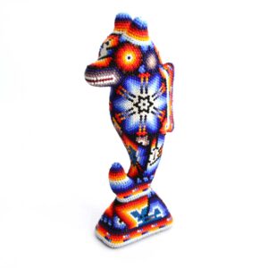 Caballo de mar de arte huichol