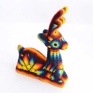 Huichol art deer