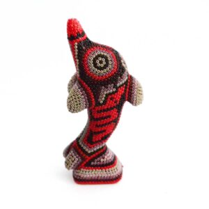 golfinho da arte Huichol