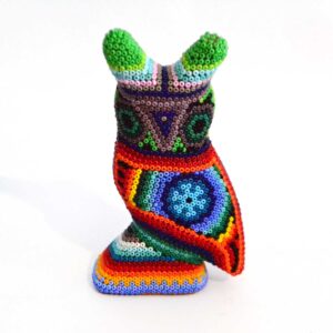 Buho de arte huichol