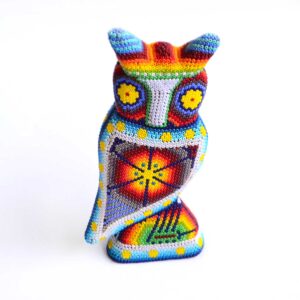 Huichol-Kunst-Eule