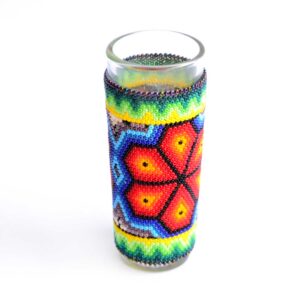 Verre à shot de tequila Huichol Art