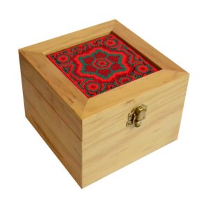 Schachtel mit Perlenbrett - Huichol
