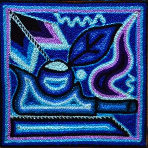 Yarn painting - Huichol art