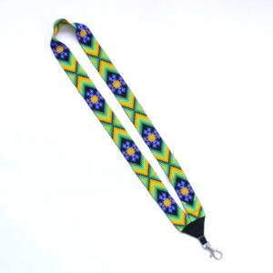 Perlenbesetzter Ausweishalter – Huichol-Kunst